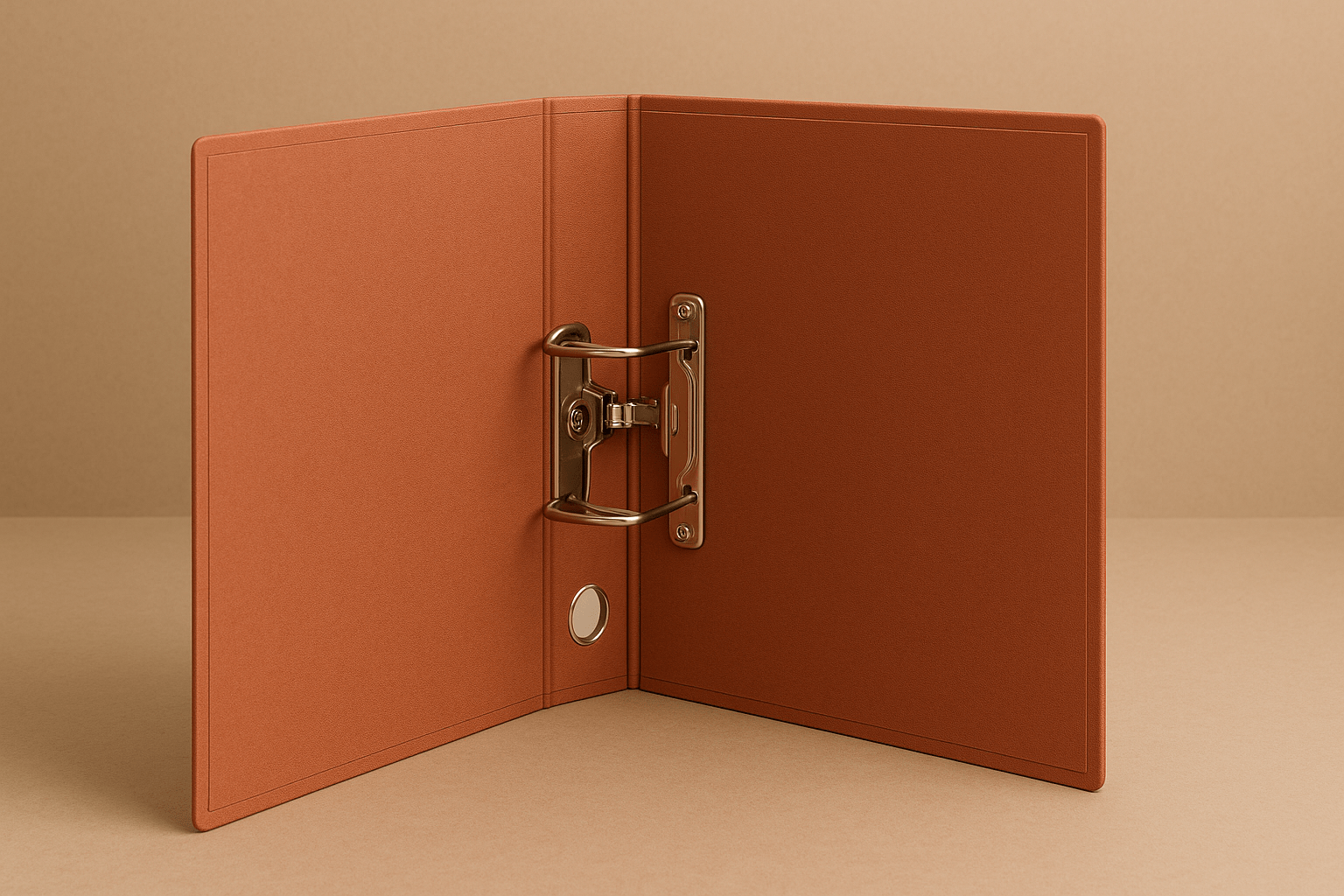 orangene Ringmappe für Veredelungen von Achilles